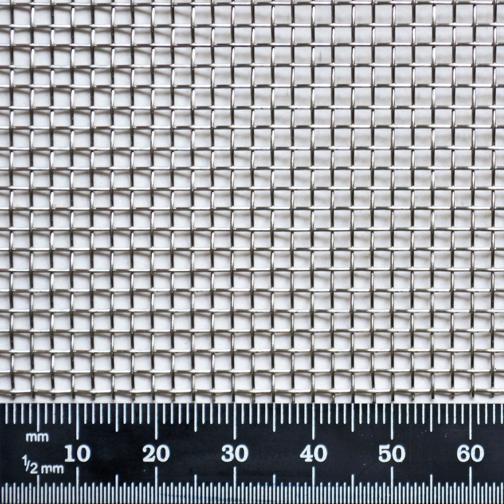 2mm Hole Stainless Steel Soffit Wire Mesh Blocks Rodents - 10 LPI