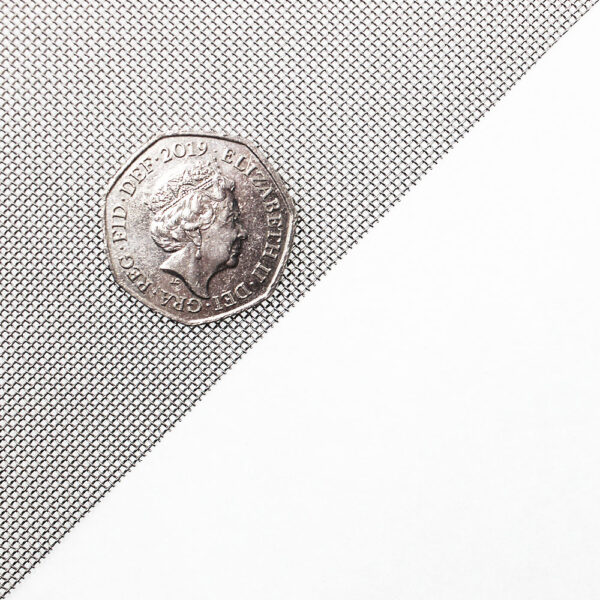 0.83mm Hole Coarse Stainless Steel Gauze Mesh– 0.15mm Wire – 26 LPI
