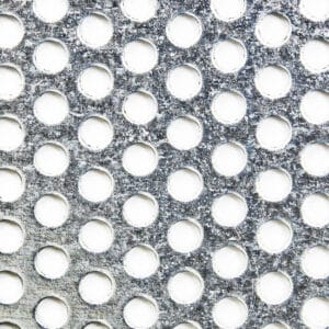 Galvanised Perforated Steel 3mm Round Hole x 5mm Pitch x 1mm Thick Image