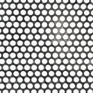 Galvanised Steel 5mm Round Hole Perforated Mesh x 8mm Pitch x 1mm Thick Image