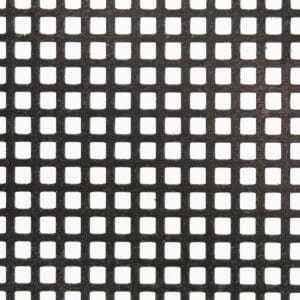 Galvanised Steel 5mm Square Hole Perforated Mesh x 8mm Pitch x 1mm Thick Image