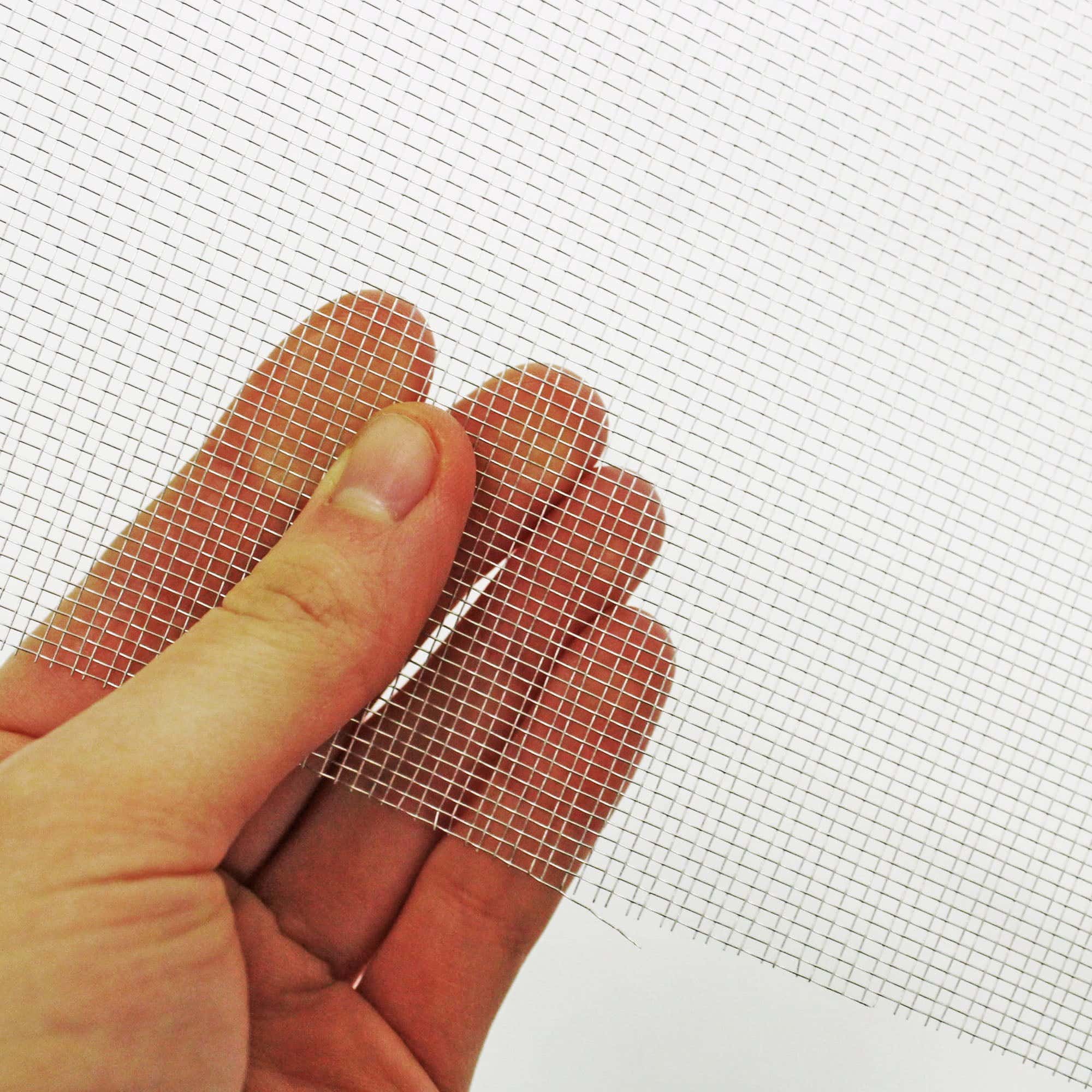 1.13 x 1.31mm Hole Aluminium Window Fly Screen Wire Mesh - 0.28mm Wire - 18  x 16 LPI - The Mesh Company