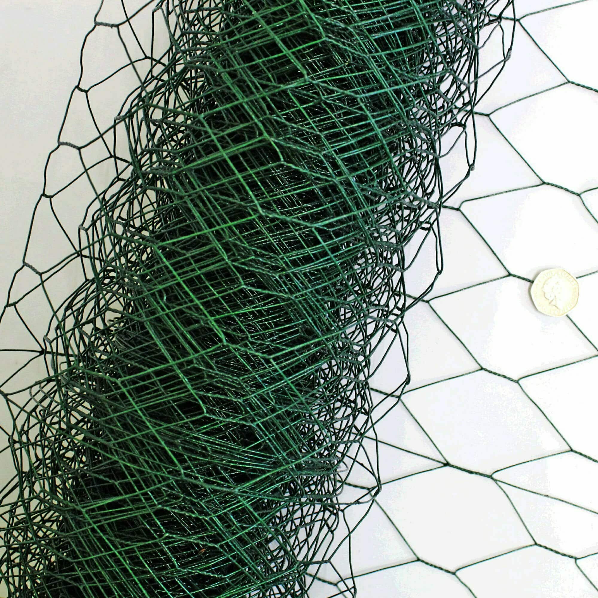 2m*10 M Garden Fence Mesh Green Color Safety Poultry And Pets
