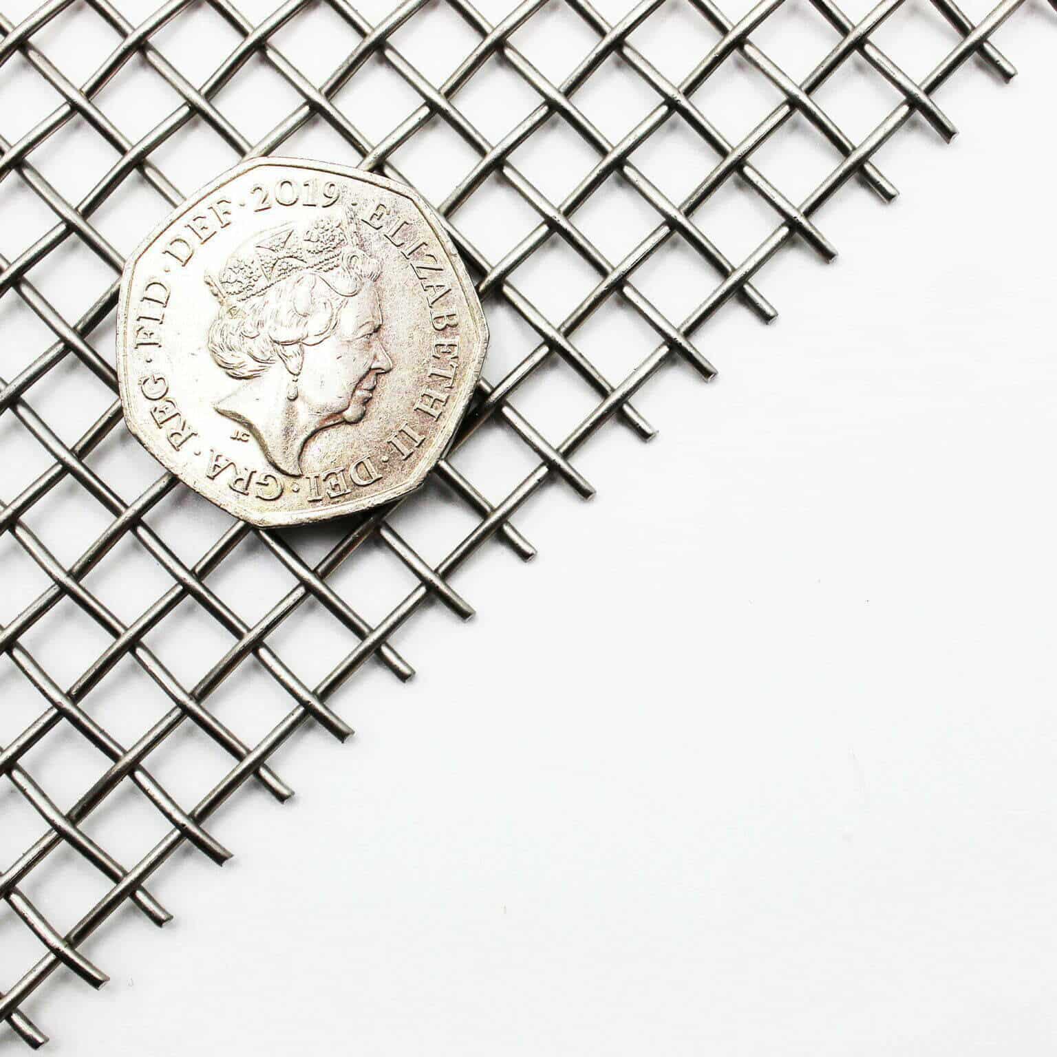 5.15mm Hole Stainless Steel Rodent Wire Mesh 1.2mm Wire 4 LPI The