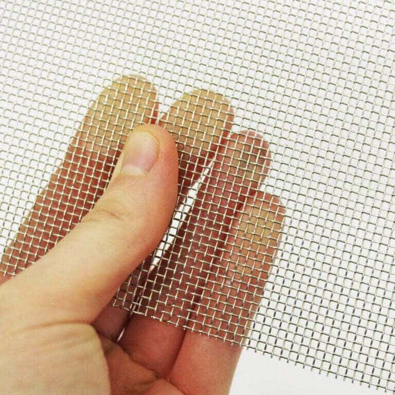 1.57mm Hole 316 Stainless Steel Insect Mesh - 0.24mm Wire - 14 LPI ...