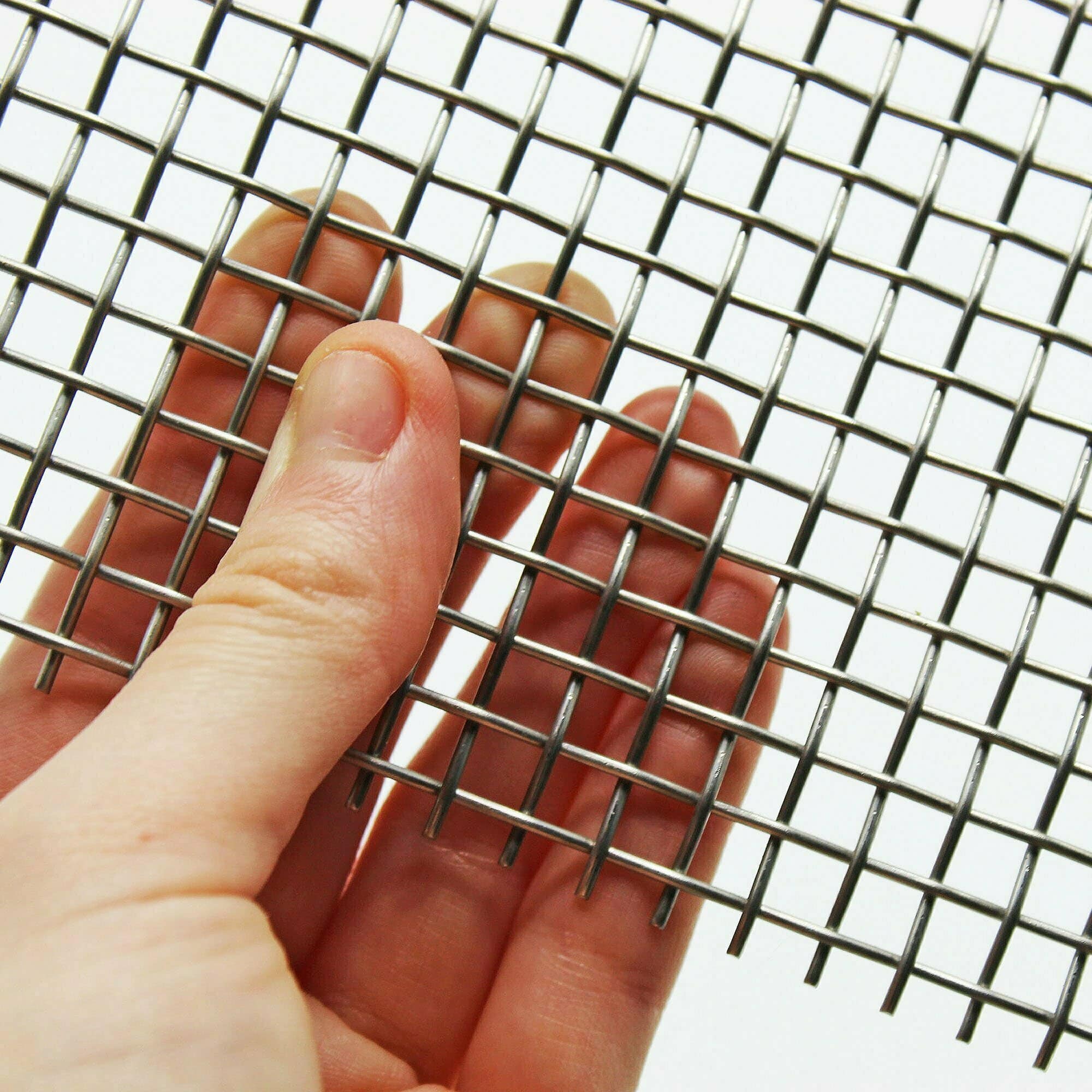 5.1mm Hole Heavy Duty Wire Mesh – 304 Stainless Steel – 1.2mm Wire – 4 LPI  - The Mesh Company