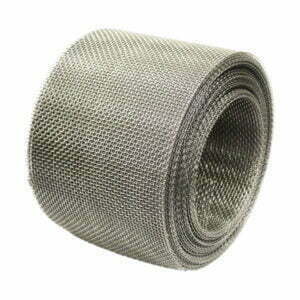 stainless rodent mesh 6 LPI 0.9mm wire 3.33mm hole 200mm width roll