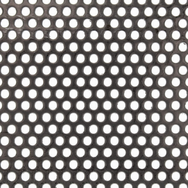 2mm Round Hole Perforated Stainless Steel Metal Sheet - 3mm Pitch - 1mm Thick