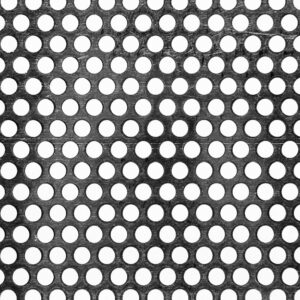 5mm Round Hole Aluminium Perforated Strong Metal Mesh - 8mm Pitch - 1.25mm Thick