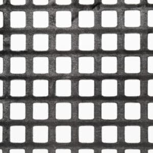 Aluminium 10mm Square Hole Perforated Mesh x 15mm Pitch x 1.5mm Thick Image