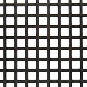 Mild Steel 10mm Square Hole Perforated Mesh x 14mm Pitch x 1.5mm Thick Image