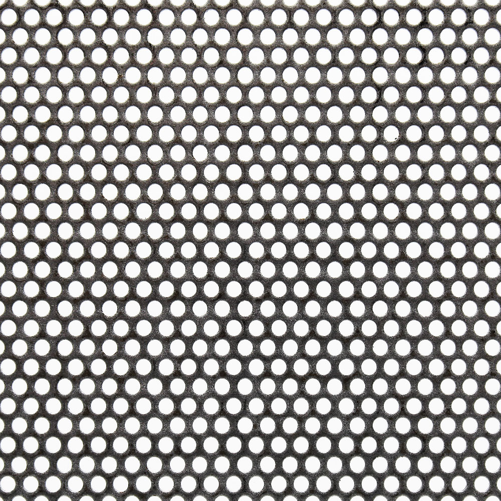 Mild Steel 2mm Round Hole Perforated Mesh x 3mm Pitch x 1mm Thick Image