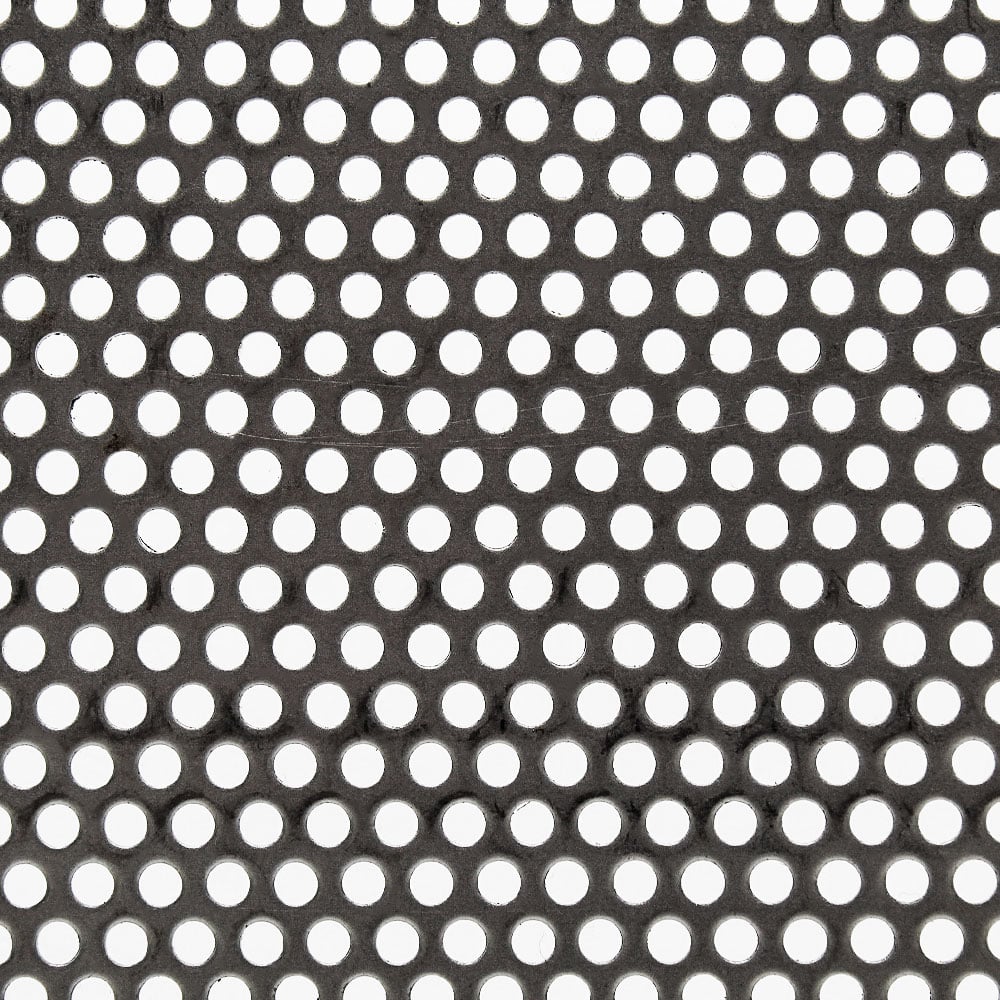 Mild Steel 3mm Round Hole Perforated Mesh x 5mm Pitch x 1.5mm Thick Image
