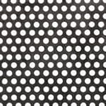 4.5mm Round Hole Mild Steel Metal Perforated Sheets -15mm Pitch x 1.5mm Thick