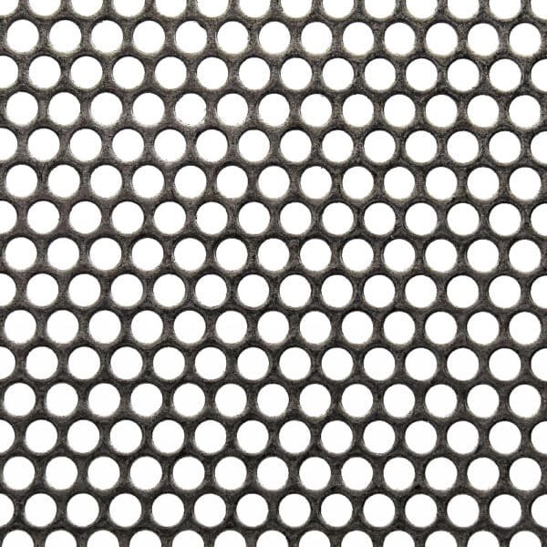 Mild Steel 4.5mm Round Perforated Mesh x 6mm Pitch x 2mm Thick Image 1
