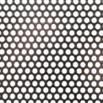 4mm Round Hole Mild Steel Perforated Metal Sheet With Holes - 6mm Pitch -1.5mm Thick