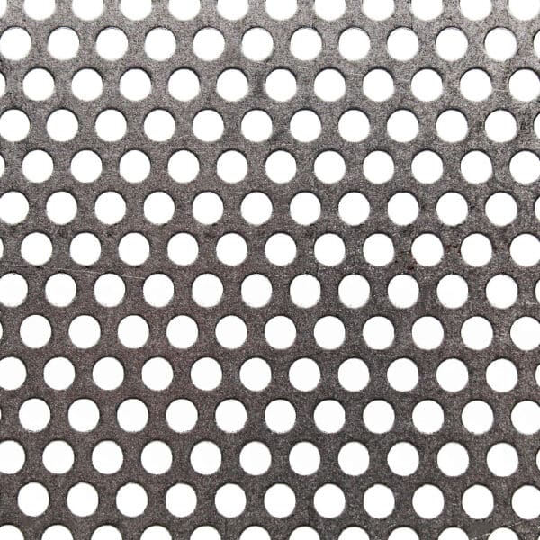 Mild Steel 5mm Round Hole Perforated Mesh x 8mm Pitch x 1.5mm Thick Image