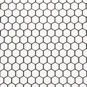 Mild Steel 6mm Hex Hole Perforated Mesh x 6.7mm Pitch x 1mm Thick Image
