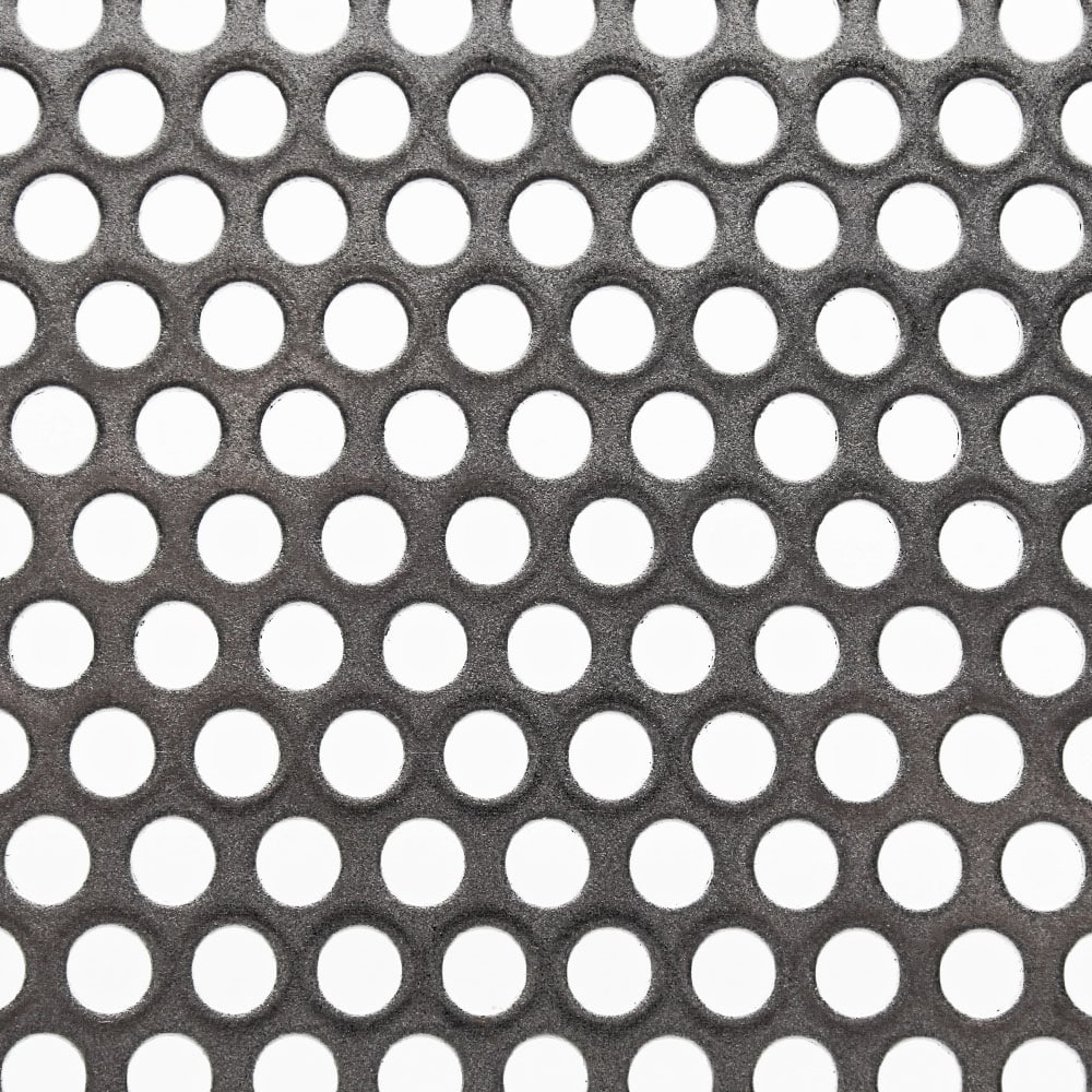 Mild Steel 6mm Round Hole Perforated Mesh x 9mm Pitch x 1.5mm Thick Image