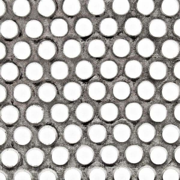 Stainless Steel 10mm Round Perforated Mesh x 15mm Pitch x 1mm Thick Image
