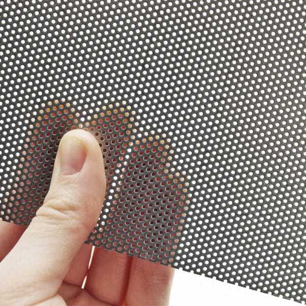 Stainless Steel 304 1mm Round Hole Perforated Mesh x 2mm Pitch x 1mm Thick Image