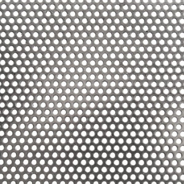 Stainless Steel 304 2mm Round Hole Perforated Mesh x 3mm Pitch x 1mm Thick Image