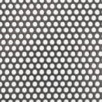 3mm Round Hole Perforated Metal Stainless Mesh Sheet - 5mm Pitch - 1.5mm Thick