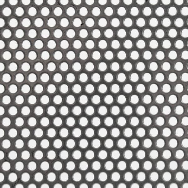 Stainless Steel 304 3mm Round Hole Perforated Mesh x 5mm Pitch x 1mm Thick Image