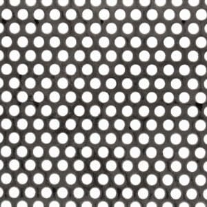 Stainless Steel 304 5mm Round Hole Perforated metallic Mesh x 8mm Pitch x 1mm Thick