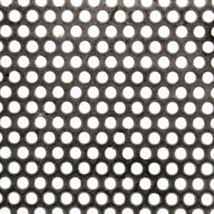 Stainless Steel 5mm Round Hole Perforated Mesh x 8mm Pitch x 1.5mm Thick Image