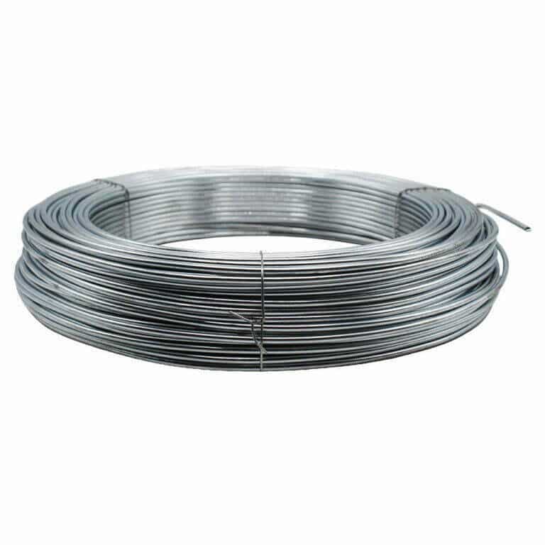 Wire Line Coil Galvanized Tension Line Wire | 3mm Thick 5kg Coil (80m) - The Mesh Company