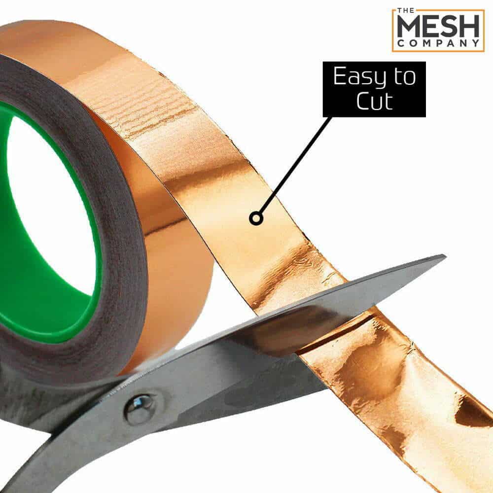 Pest Tape Copper Tape For Slugs  30mm x 25 Metre Roll - The Mesh Company