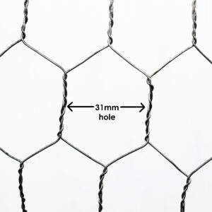 31mm Galvanised Steel Rabbit Netting | 50 Metre x 1050mm Roll