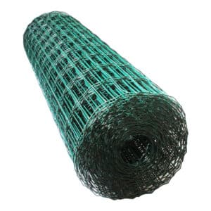 100 x 50mm Green PVC Euro Mesh Fencing