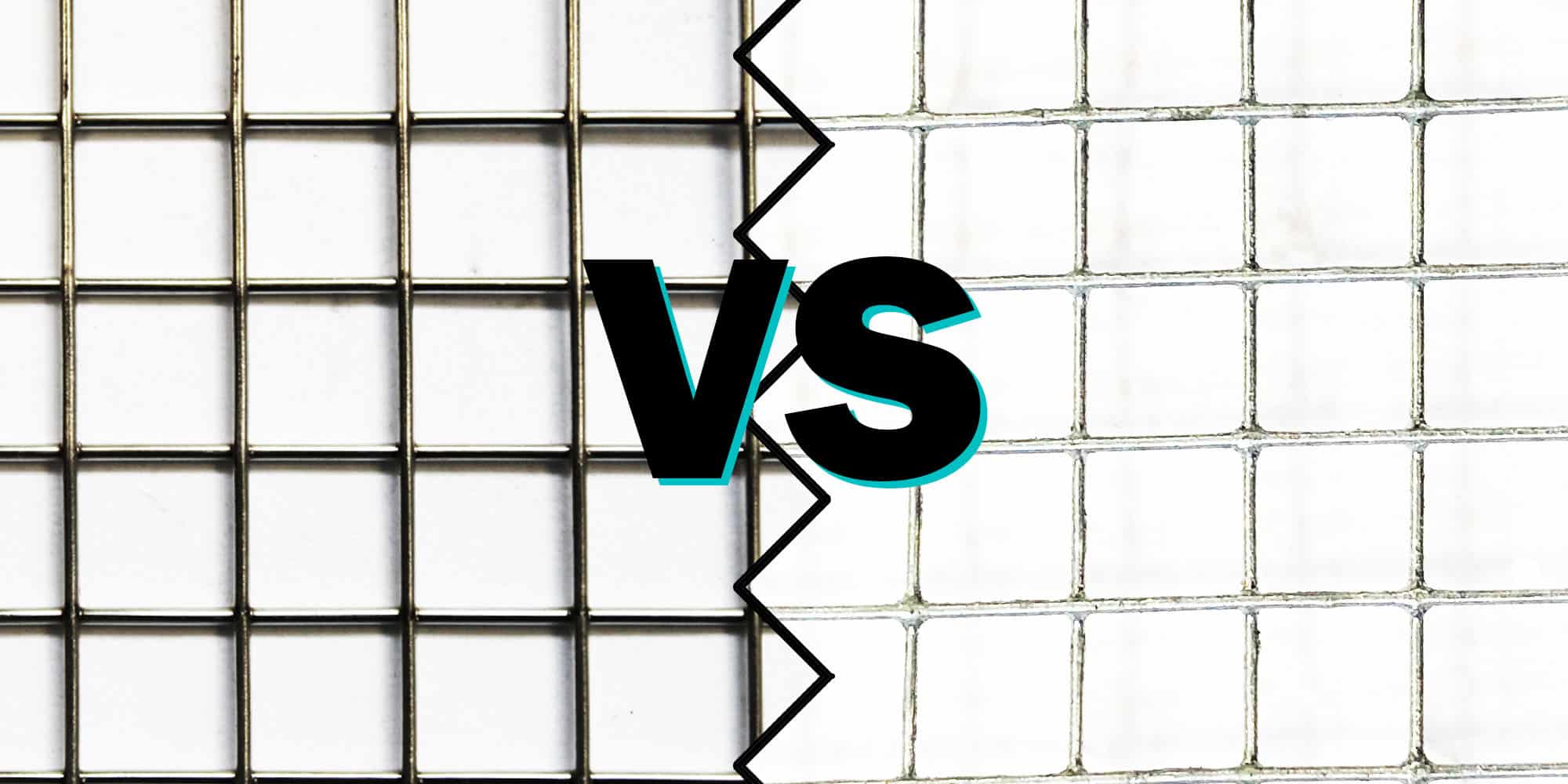 Stainless Steel vs. Galvanised Steel The Battle of 1/4" Welded Wire