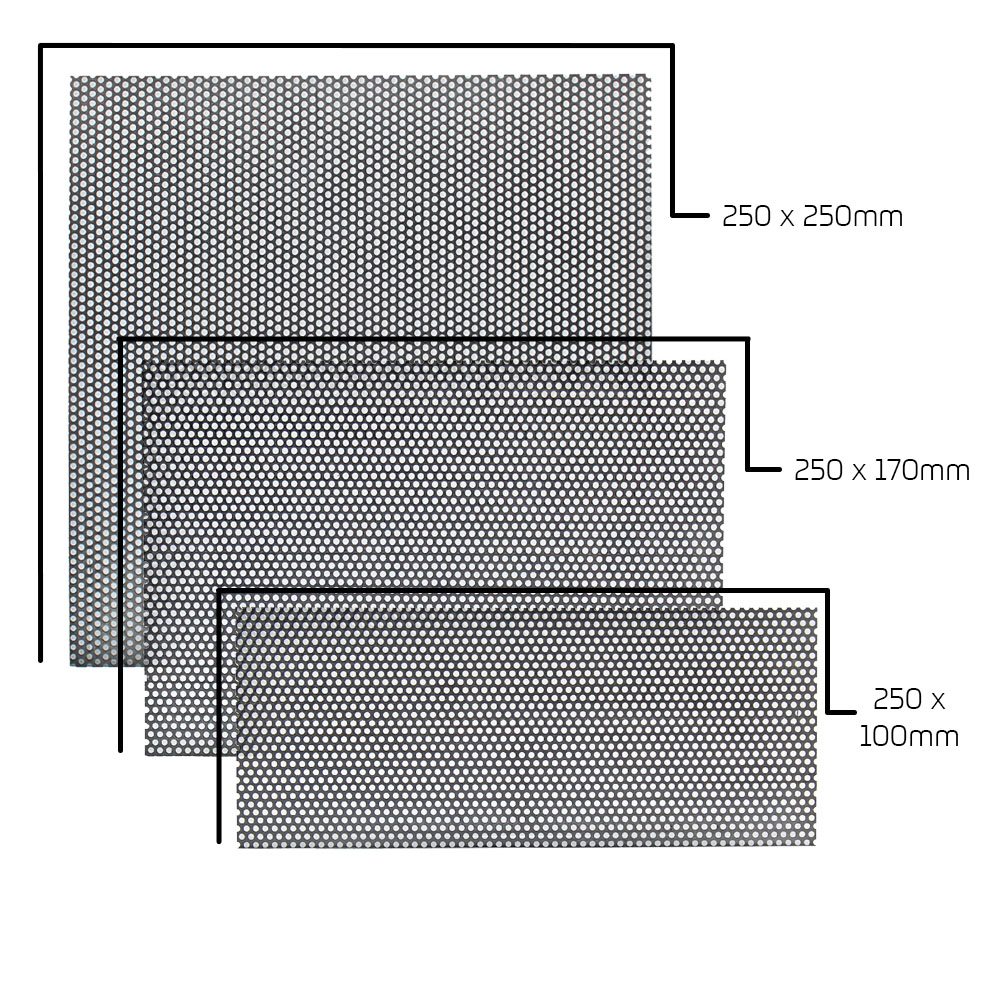 304 Stainless Steel Perforated Air Brick Covers | 2.5mm Holes 0.6mm Thick