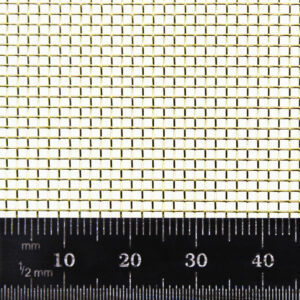 Woven Pure Brass Wire Mesh | 16 Mesh / 1.21mm Aperture