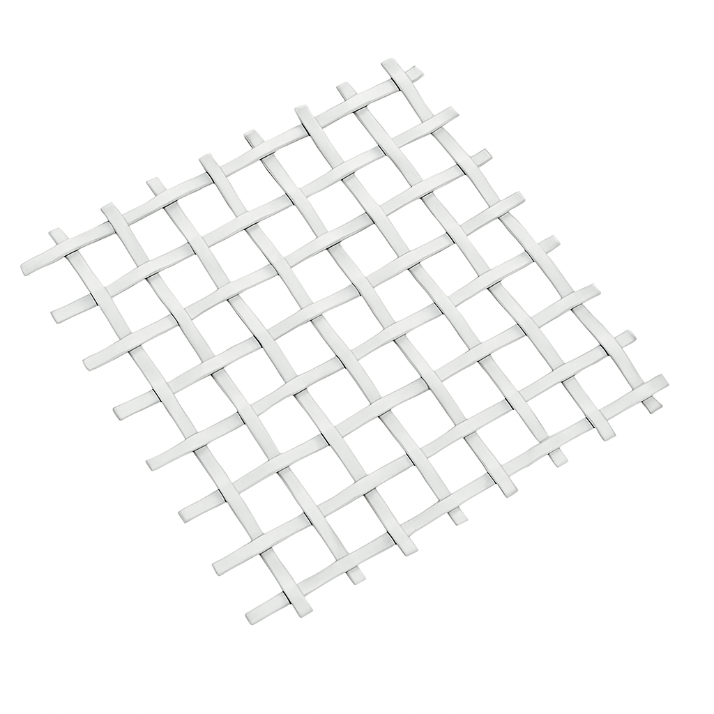 Heavy Duty 304 Stainless Lattice Weave Mesh | 113 x 113mm Sheets x 5