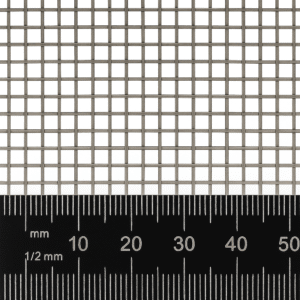 1mm Hole Woven Wire Mild Steel Mesh - 0.8mm Wire - 14 LPI