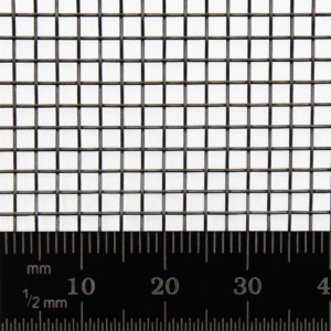 1.32mm Hole Woven Wire Mild Steel Mesh - 0.8mm Wire - 12 LPI