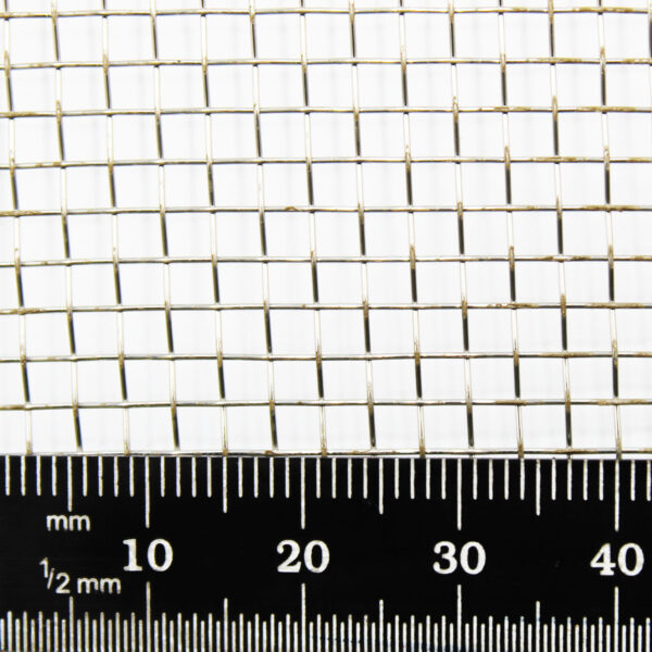 2.72mm Hole 316 Stainless Steel Open Wire Mesh – 0.46mm Wire – 8 LPI